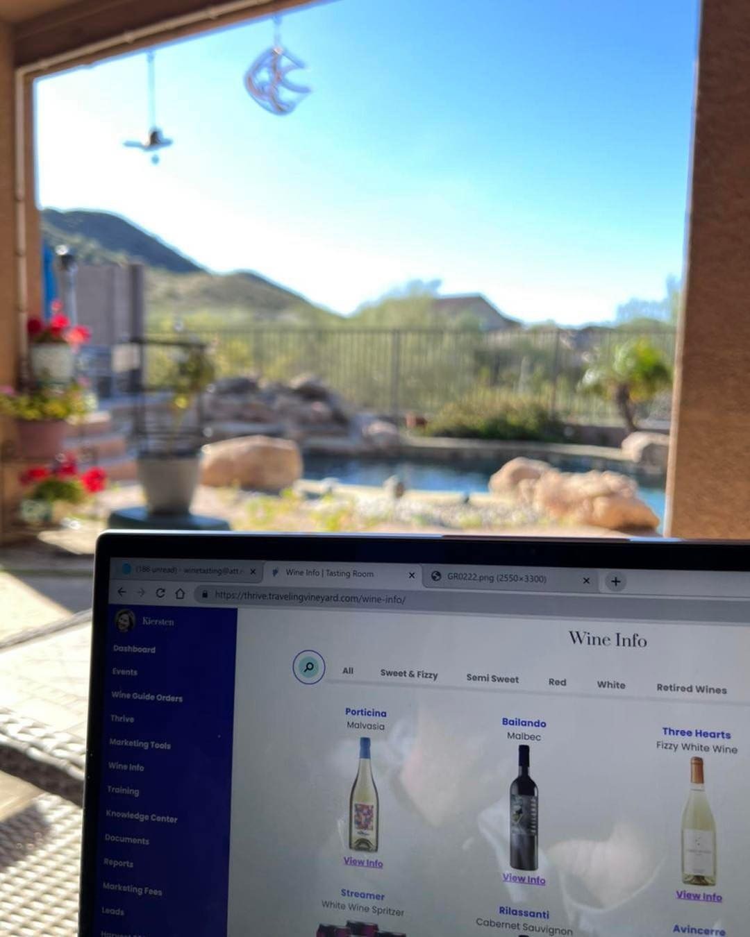 Monday office views from Wine Guide, @mamaneedswinex3 ☀️ There’s only a few more days left to take advantage of our March join special - Discover the Wine Guide Life today for as low as $59!