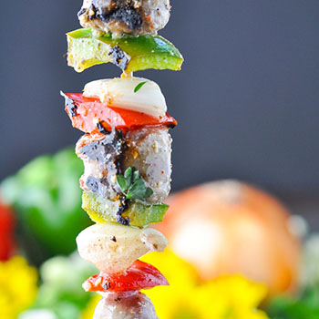 Grilled Italian Sausage Skewers