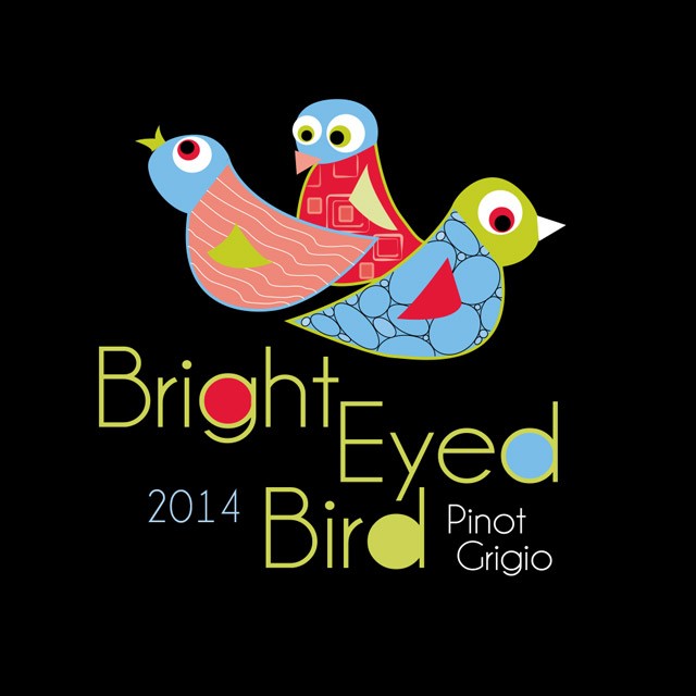 Bright Eyed Bird, Pinot Grigio, California – 2014